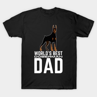 World's Best Doberman Dad T-Shirt